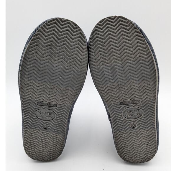 Harper Canyon Girls Winter Snow Boots Pull-On Faux Fur Lined Gray Size 3 EU18.5 - Picture 8 of 14